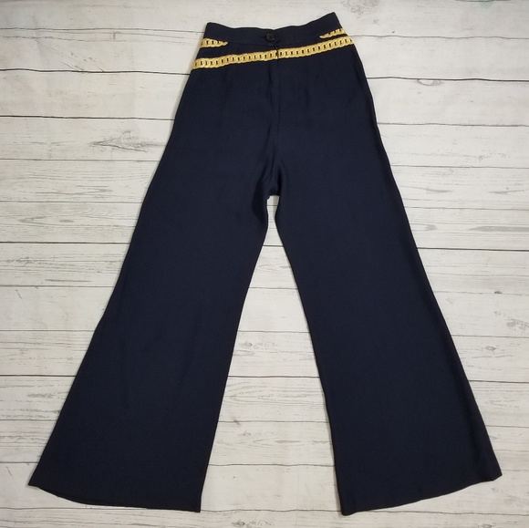 SOLD Moschino Cartoon Couture High Waist Palazzo - Picture 6 of 7